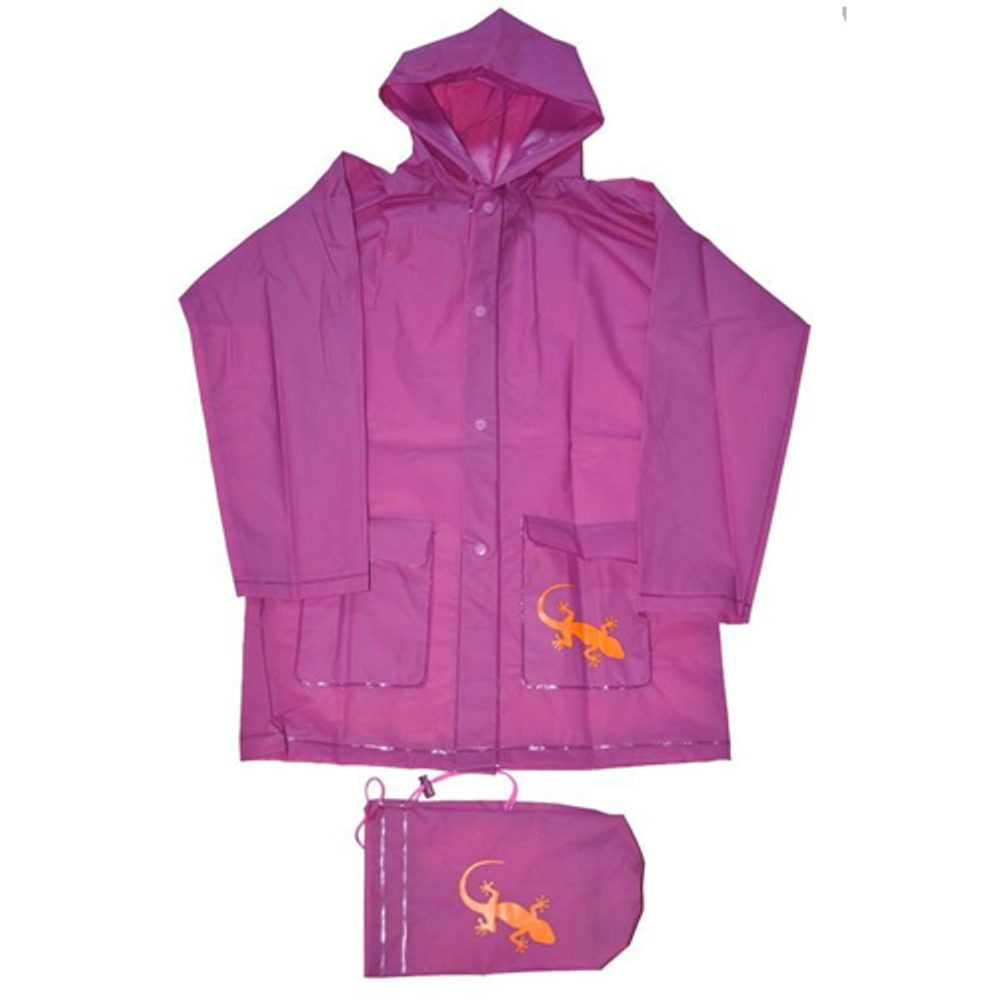 pláštěnka Salamander + pytlík, Pidilidi, PL0045-03, růžová - 104 | 4roky