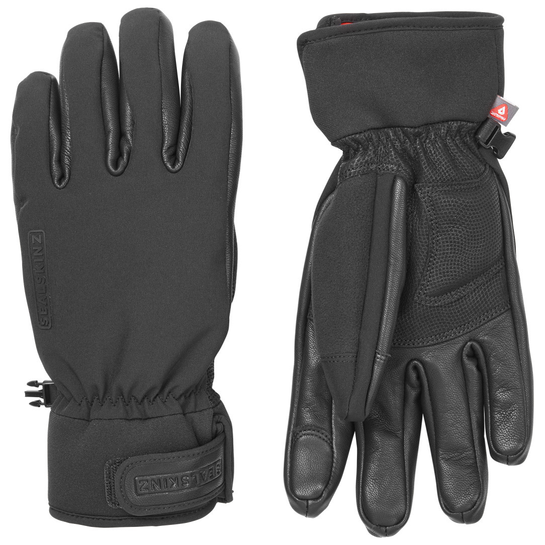 Nepromokavé rukavice SealSkinz Witton Velikost rukavic: M / Barva: černá