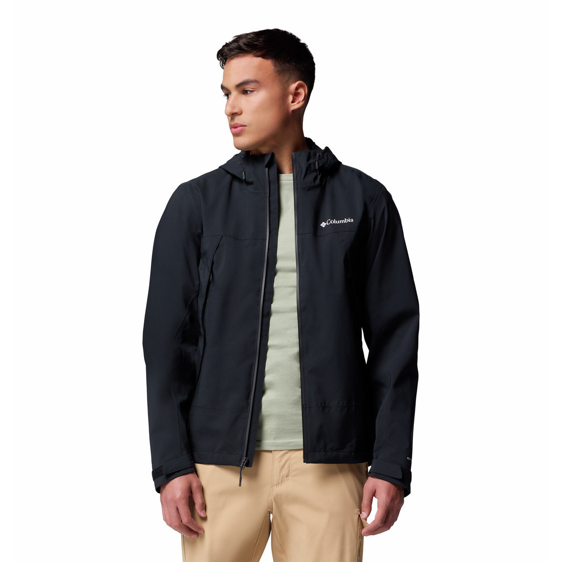 Pánská softshellová bunda Columbia Boulder Falls™ Jacket Velikost: L / Barva: černá