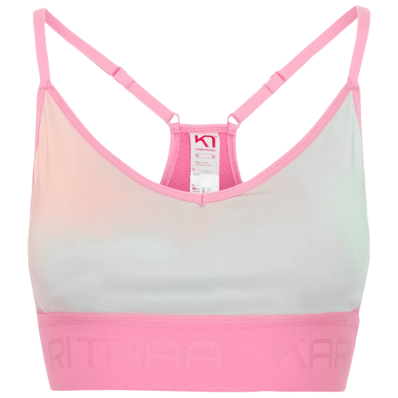 Sportovní podprsenka Kari Traa Var Printed Velikost: S / Barva: světle růžová