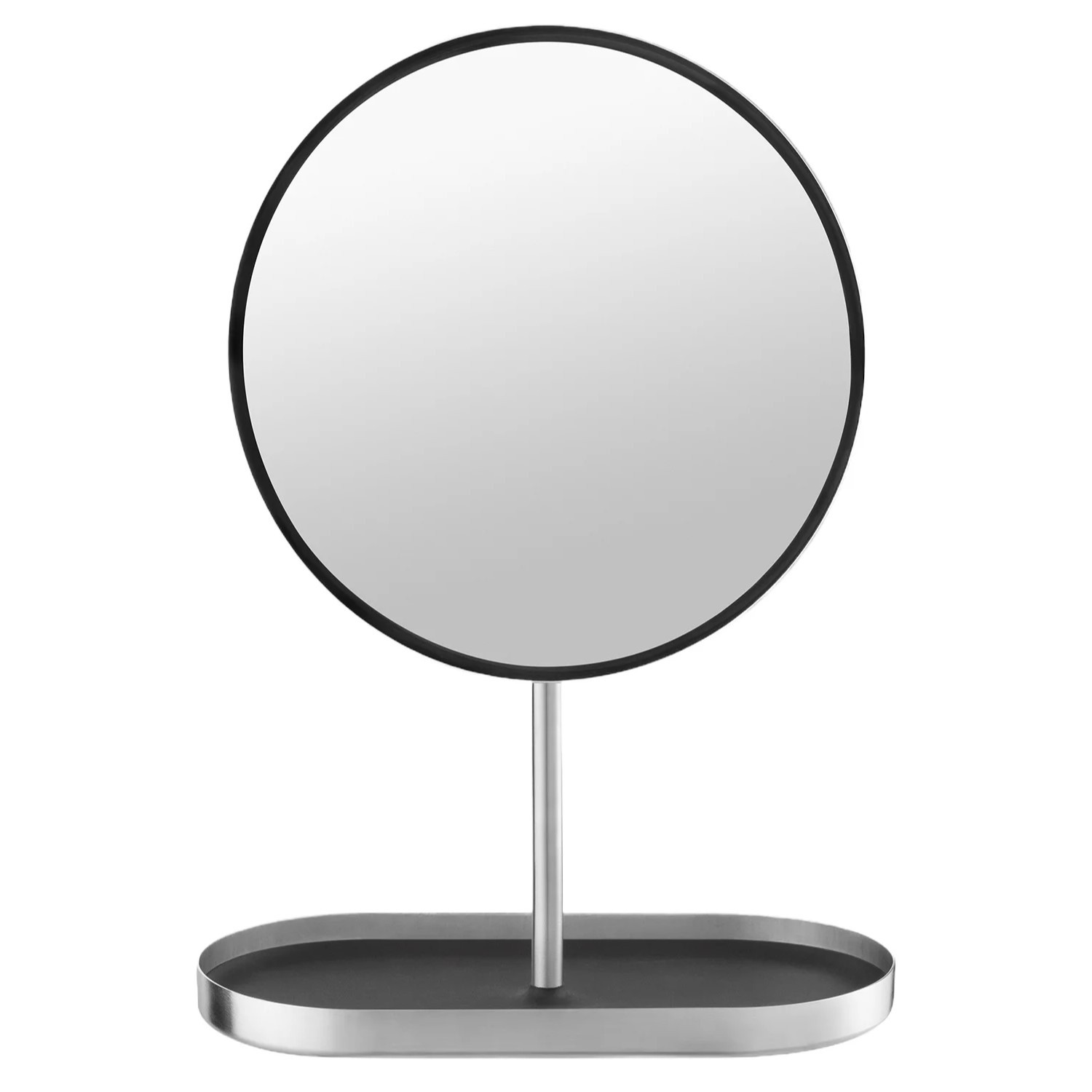 Kosmetické zrcadlo MODO 29 x 22 cm, stříbrná, matná nerezová ocel, Blomus