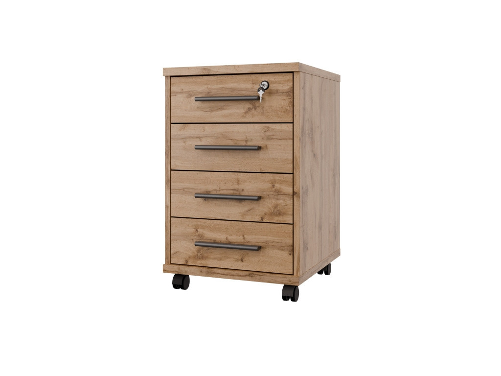 Uzamykatelný kontejner NEJBY GIANNI, dub wotan