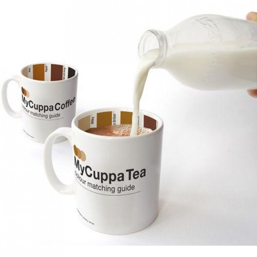 Hrnek se vzorníkem Čaj - bílý