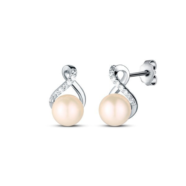 Náušnice s perlou 335-288-003596 3.35g