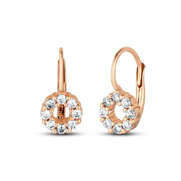 Náušnice se syntetickými kameny 536-277-000446 1.90g