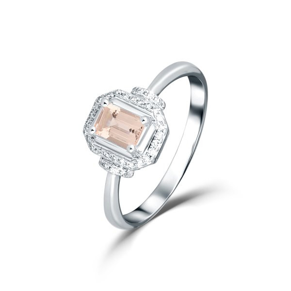 Prsten s morganitem 324-958-MO26 52-2.95g