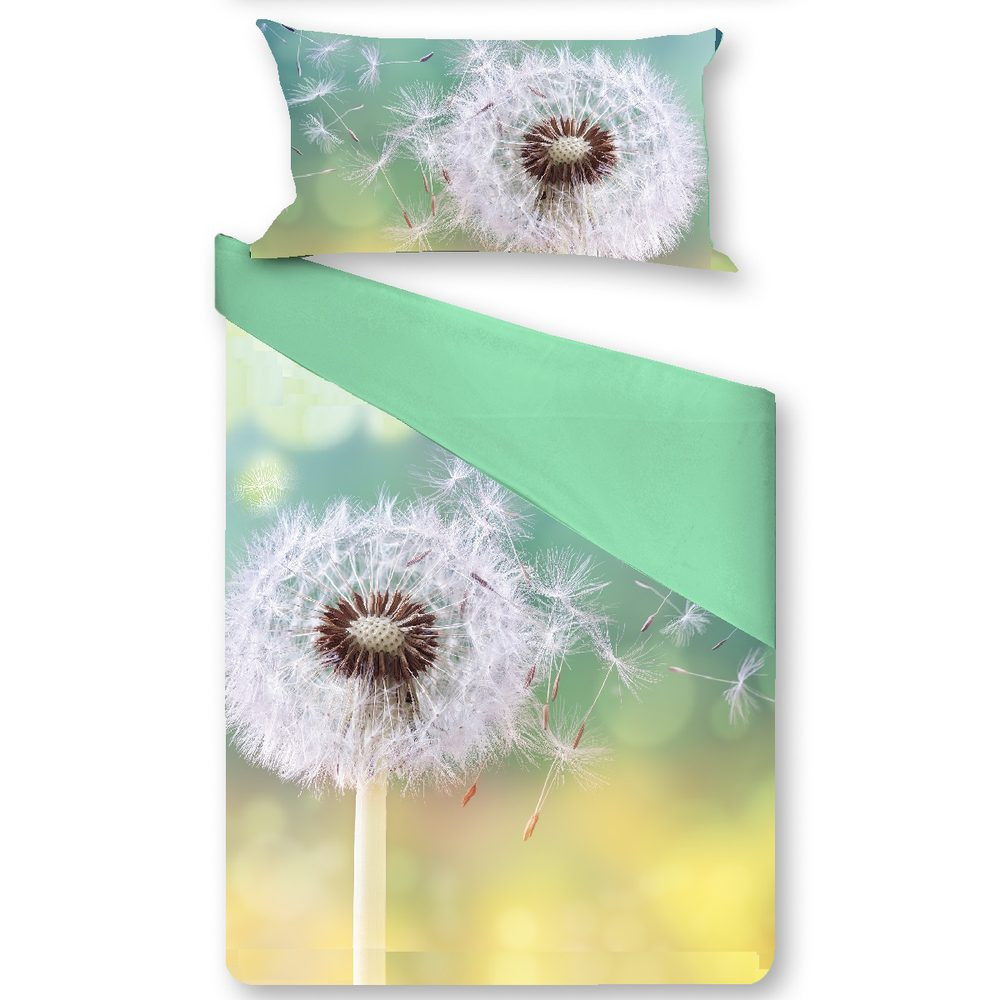 Gipetex Natural Dream 3D Italské povlečení 100% bavlna Soffione - 140x200 / 70x90 cm