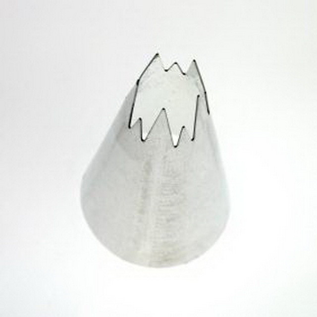 Zdobící špička 5+5 zubů, rovná