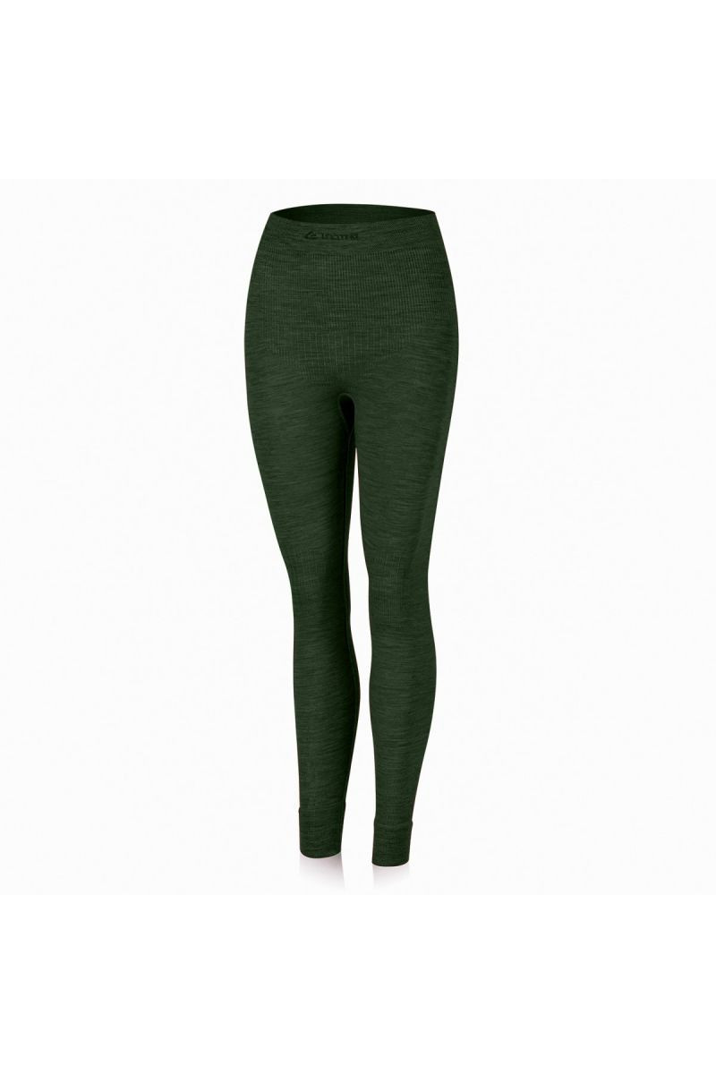 Lasting dámské merino spodky MAURA 6160 zelené Velikost: L/XL