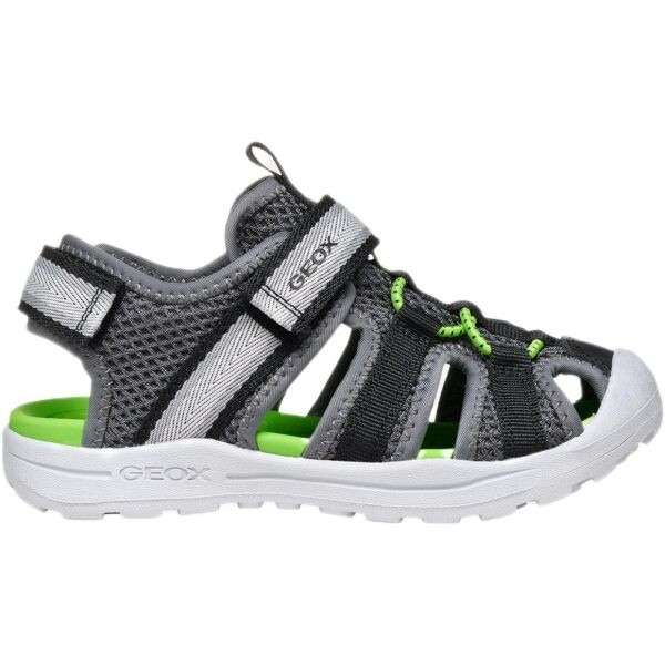 Geox J VANIETT Chlapecké sandály, tmavě šedá, velikost