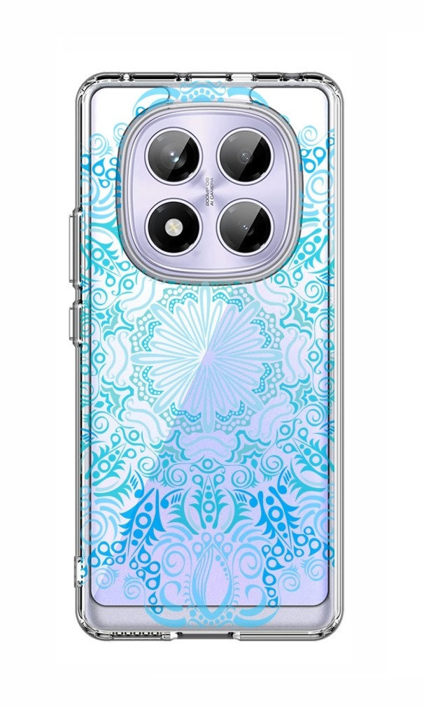 Kryt TopQ Image Xiaomi Redmi Note 14 Pro pevný Blue Mandala 136688