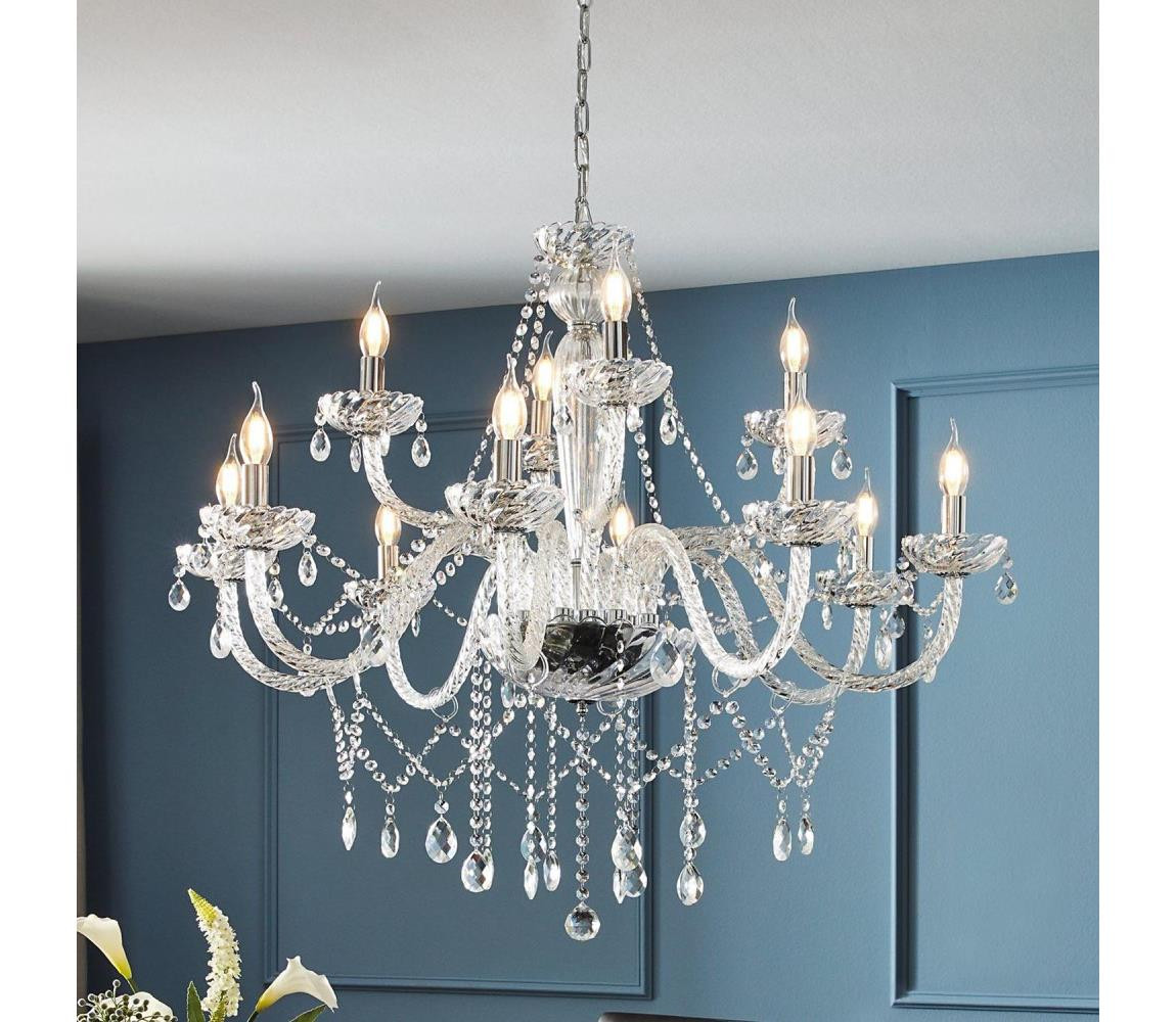 Eglo Eglo 39102 - Lustr BASILANO 1 12xE14/40W/230V