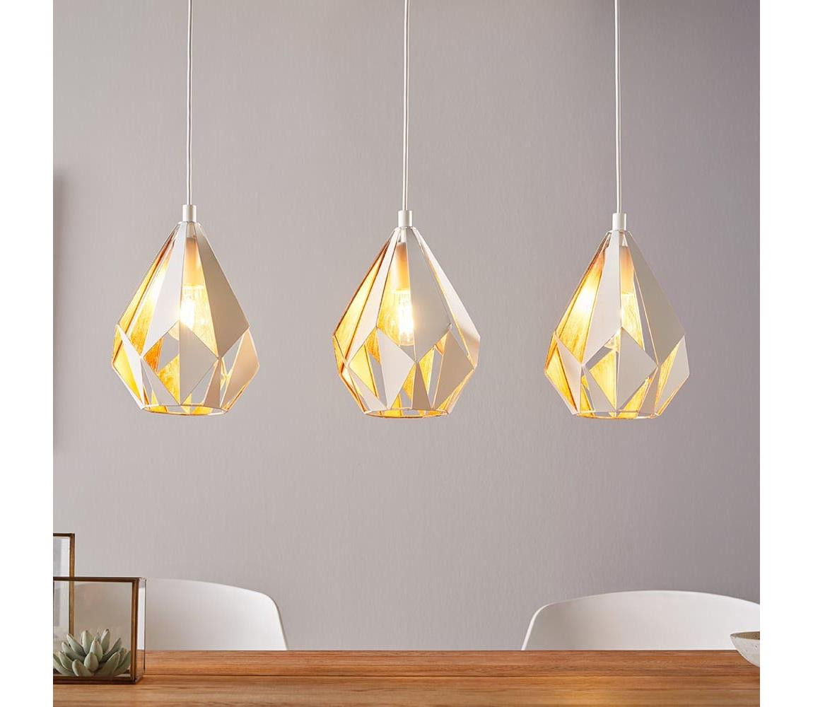 Eglo Eglo 43002 - Lustr na lanku CARLTON 3xE27/60W/230V