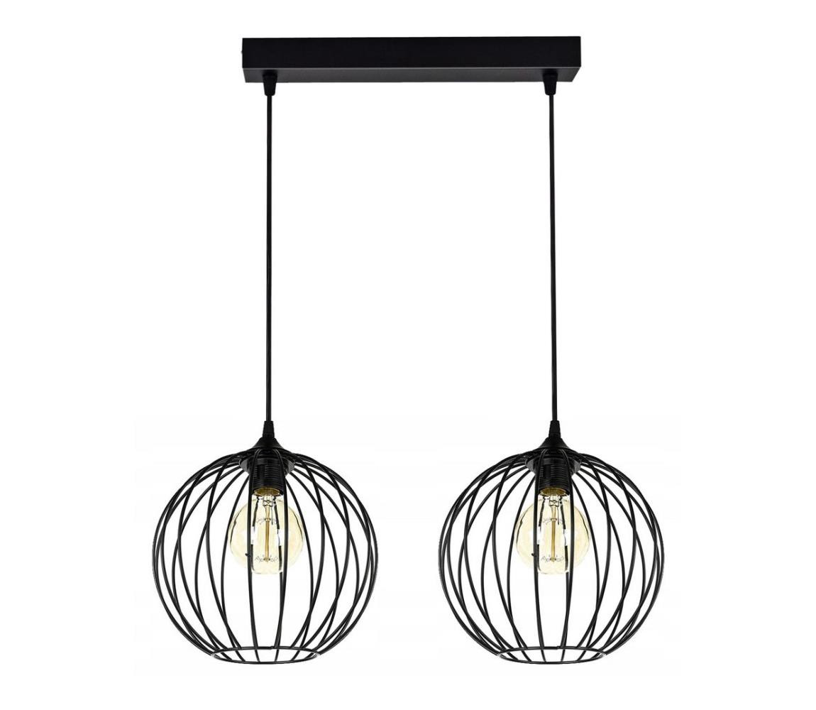 Lustr na lanku MATT 2xE27/60W/230V