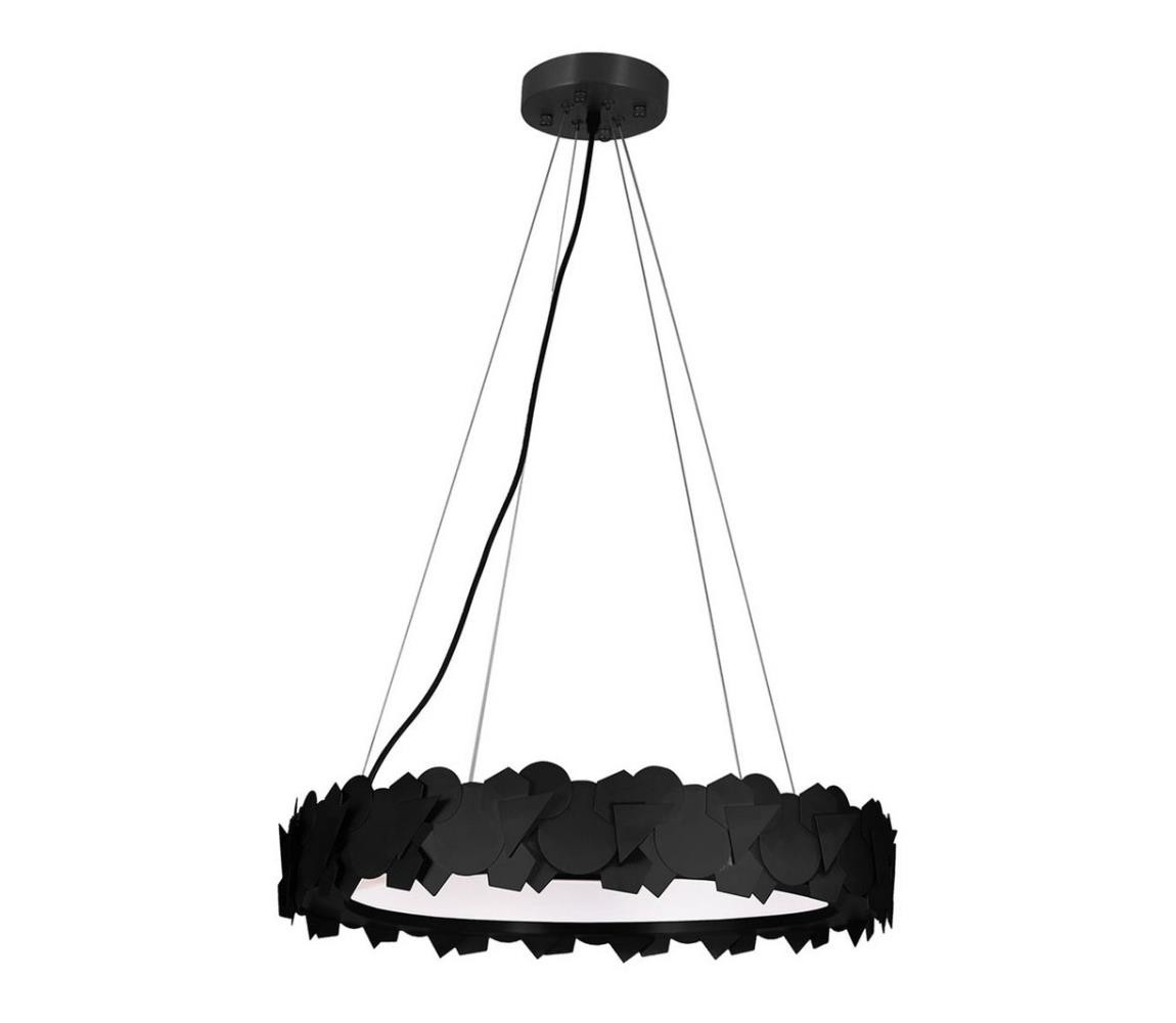 LED Lustr na lanku SOHO 1xLED/24W/230V černá