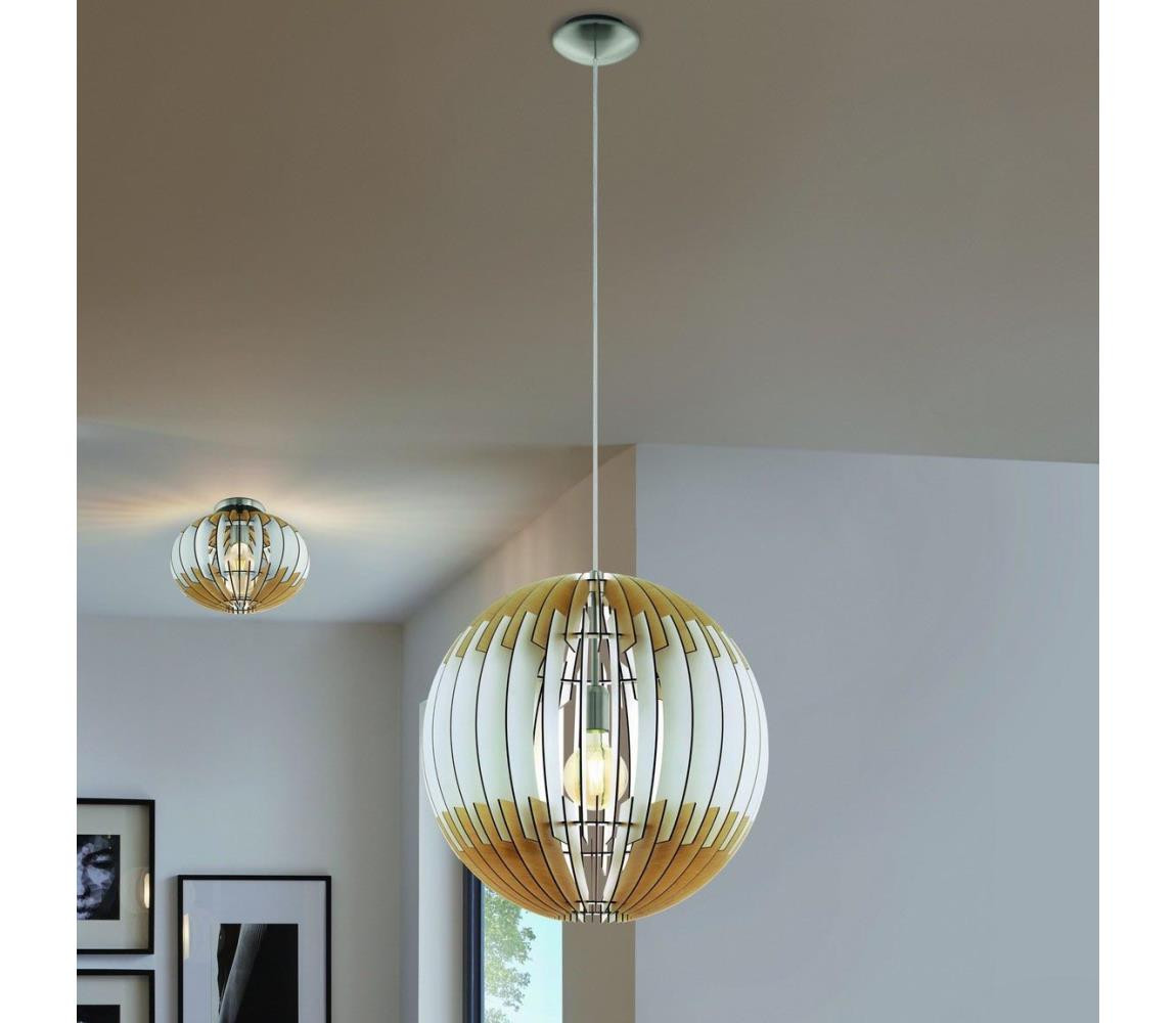 Eglo Eglo 32846 - Lustr na lanku OLMERO 1xE27/60W/230V