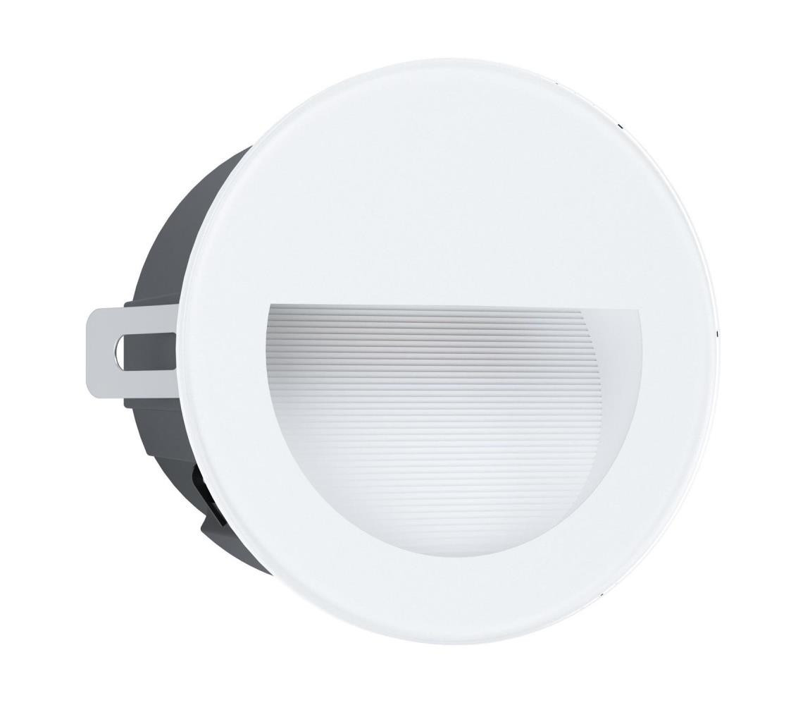 Eglo Eglo 99577 - LED Venkovní zápustné svítidlo ARACENA LED/2,5W/230V IP65 bílá