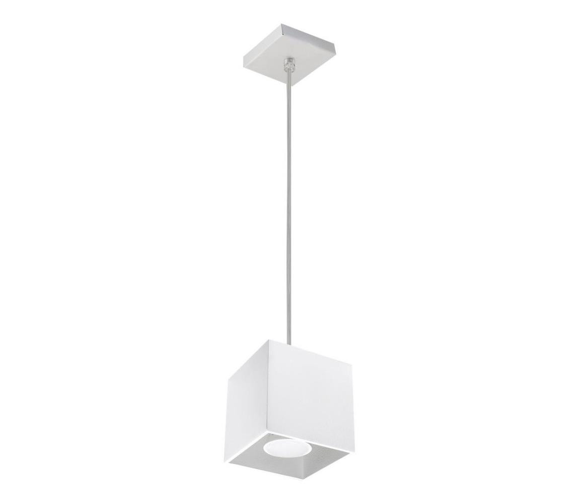 SL.0062 - Lustr na lanku QUAD 1 1xGU10/40W/230V bílá