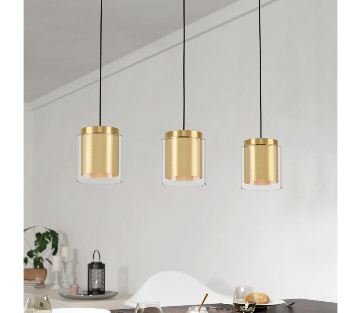 Eglo Eglo 99654 - Lustr na lanku LAGUNITAS 3xE27/40W/230V