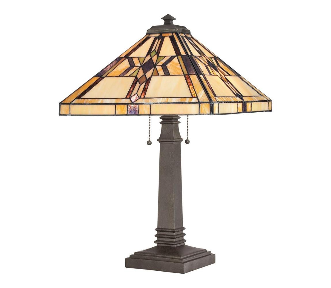 Elstead Elstead QZ-FINTON-TL - Stolní lampa FINTON 2xE27/60W/230V