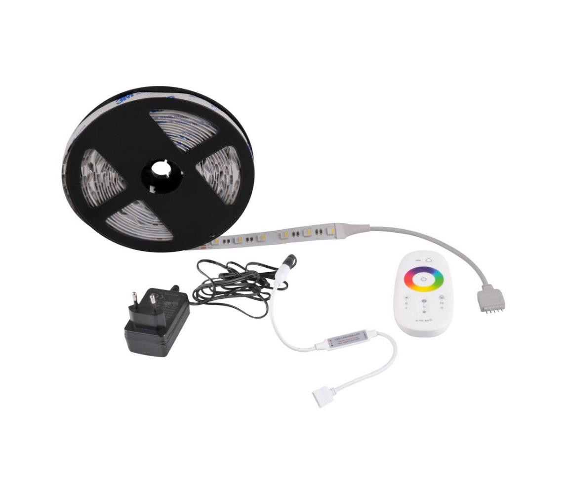 LED RGBW Stmívatelný pásek 3m LED/22W/24/230V + dálkové ovládání