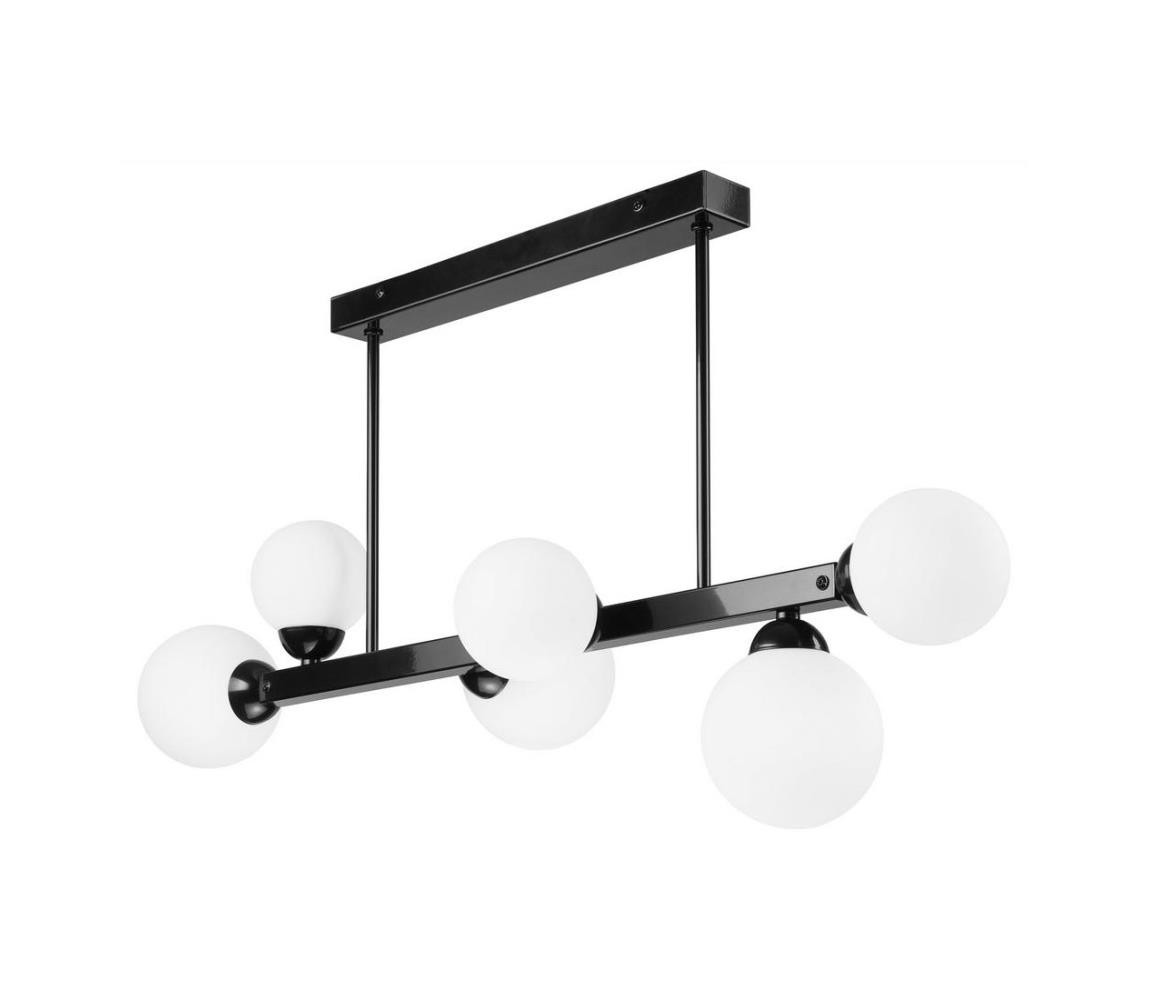 Lustr na tyči ASTRO 6xG9/5W/230V černá