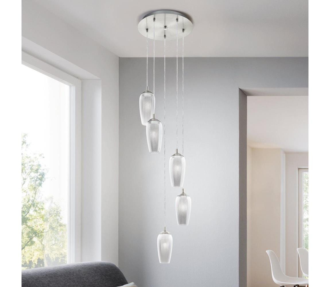 Eglo Eglo 96345 - LED Lustr na lanku FARSALA 5xG9/2,5W/230V