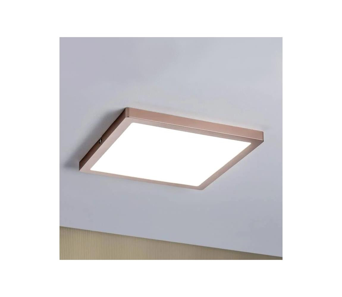 Paulmann Paulmann 70941 - LED/20W Přisazený panel ATRIA 230V 4000K 30x30 cm rose gold