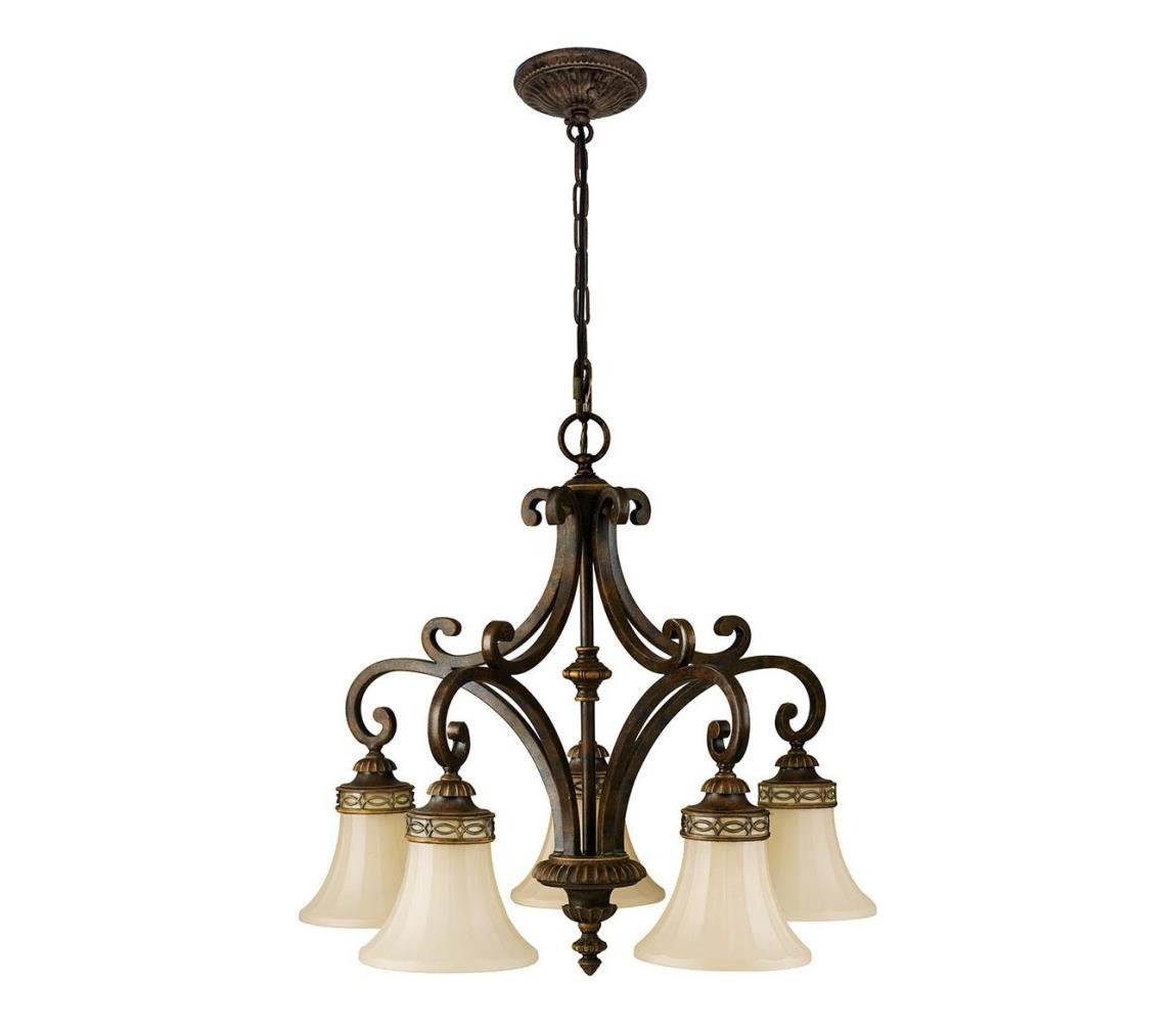 Elstead Feiss FE-DRAWING-ROOM5 - Lustr na řetězu DRAWING ROOM 5xE27/60W/230V