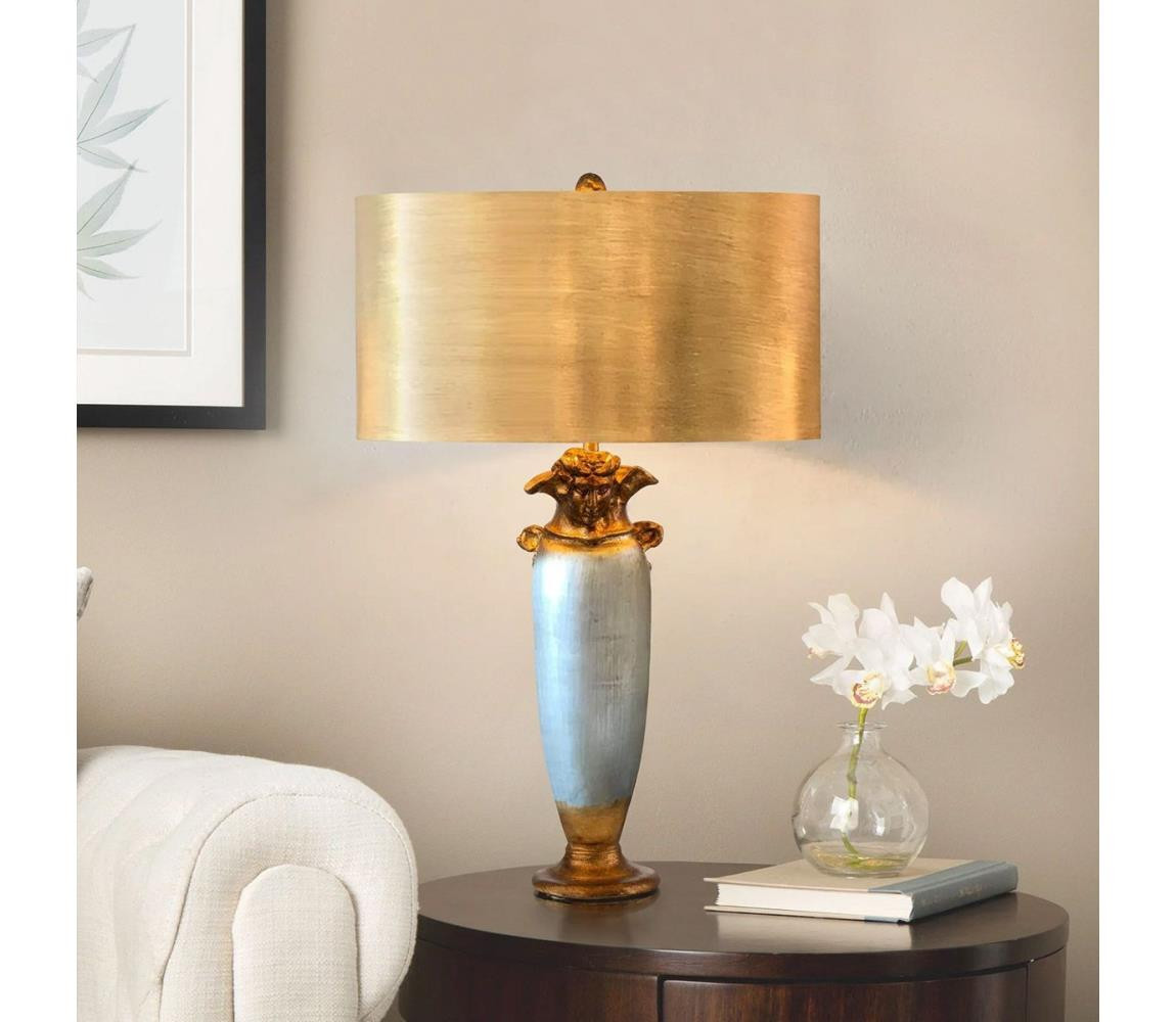 Elstead Flambeau FB-BIENVILLE-TL - Stolní lampa BIENVILLE 1xE27/60W/230V