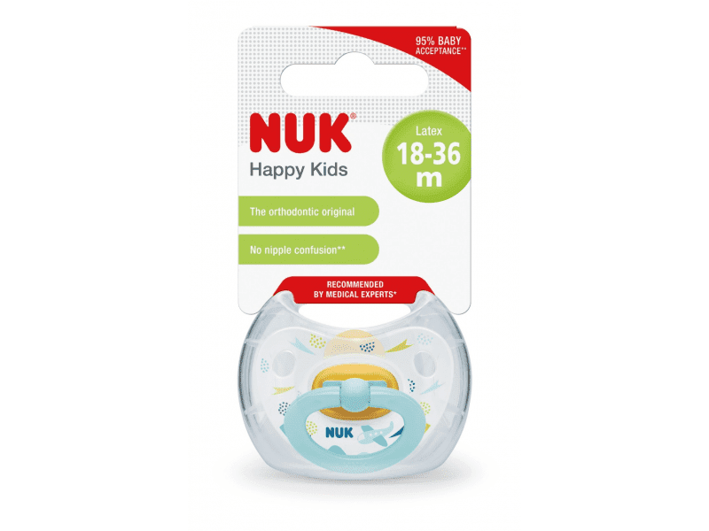 NUK Dudlík  HAPPY KIDS,LA,V3 (18+m.) BOX