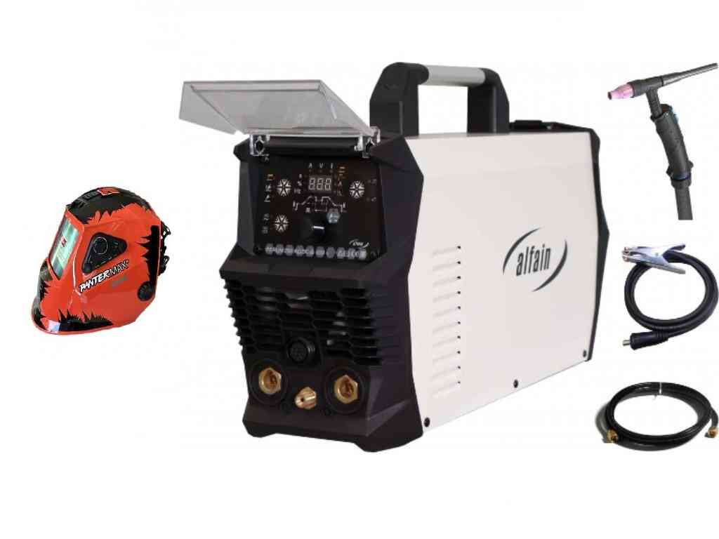 Perun 200 AC/DC HF Varianta: SET 2: svářečka s výbavou v popisu stroje + kukla profi 5.0294