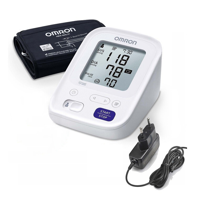 Tonometr OMRON M3 AC se síťovým zdrojem (SET)