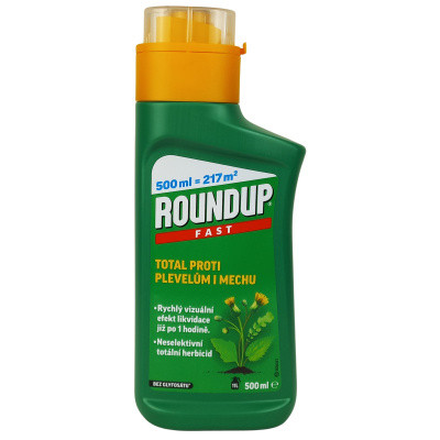 Roundup Fast Koncentrát bez glyfosátu, 500 ml