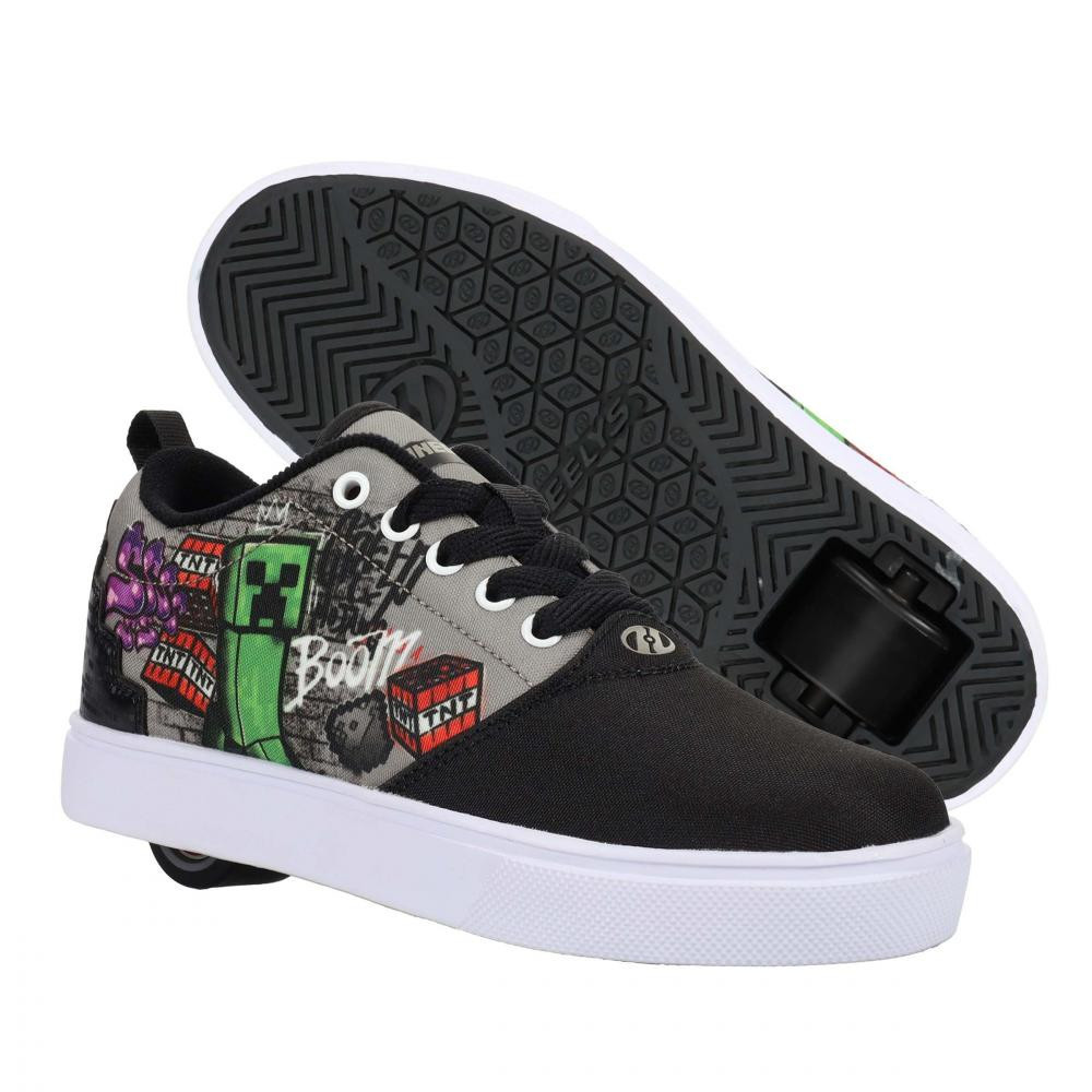 Heelys X Minecraft- Pro 20 Prints - Black/Gray - koloboty Velikost boty: 38