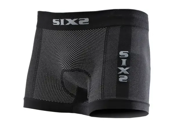 SIXS BOX2 funkční boxerky s vložkou carbon černá vel. XS/S
