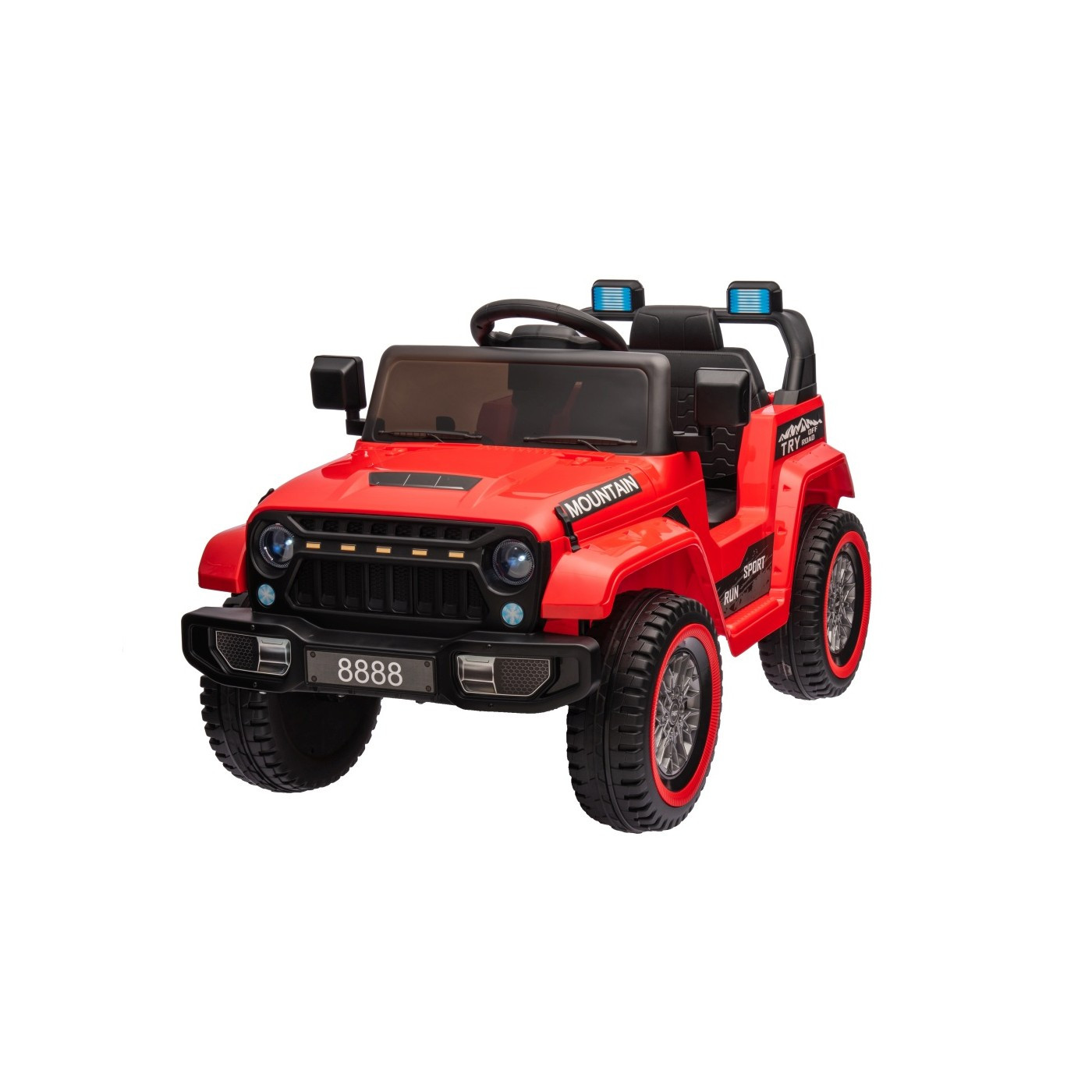 mamido Elektrické autíčko OFF ROAD Mountain červené