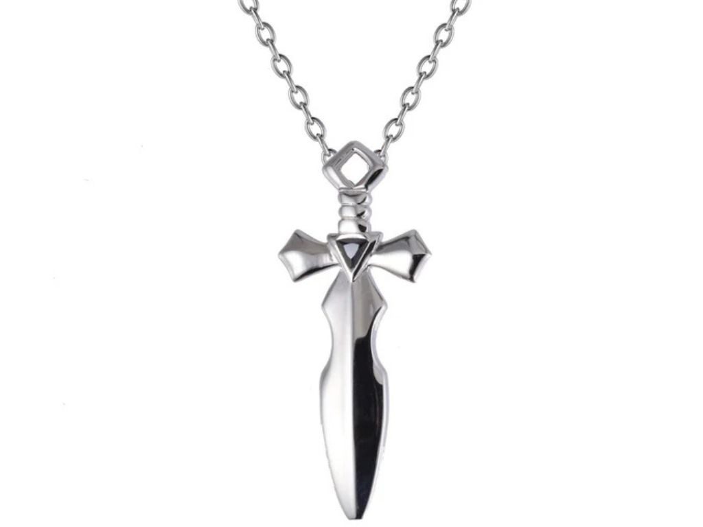 Bangles.cz Pánský náhrdelník Meč Typ řetízku: Řetízek chirurgická ocel 60 cm x 0,25 cm 2643/RET