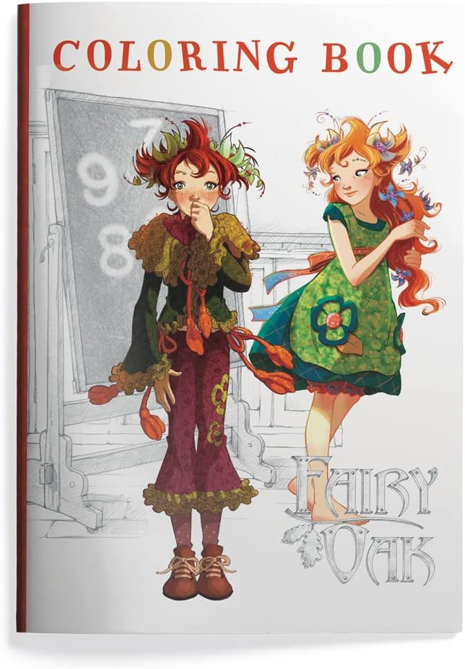 Fairy Oak, antistresové omalovánky, Paolo Pigna