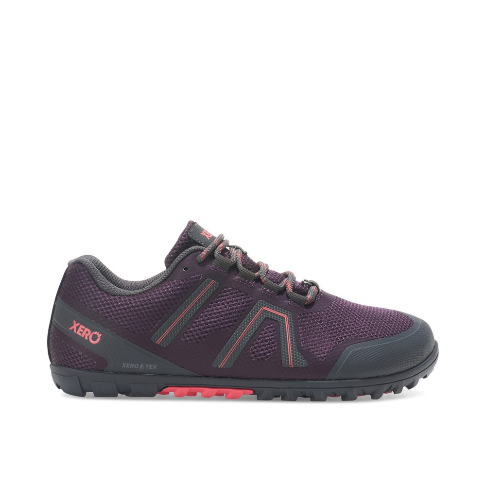 Xero Shoes MESA TRAIL II WP W Plum Perfect/Sunset Coral Dámské sportovní barefoot boty - 37