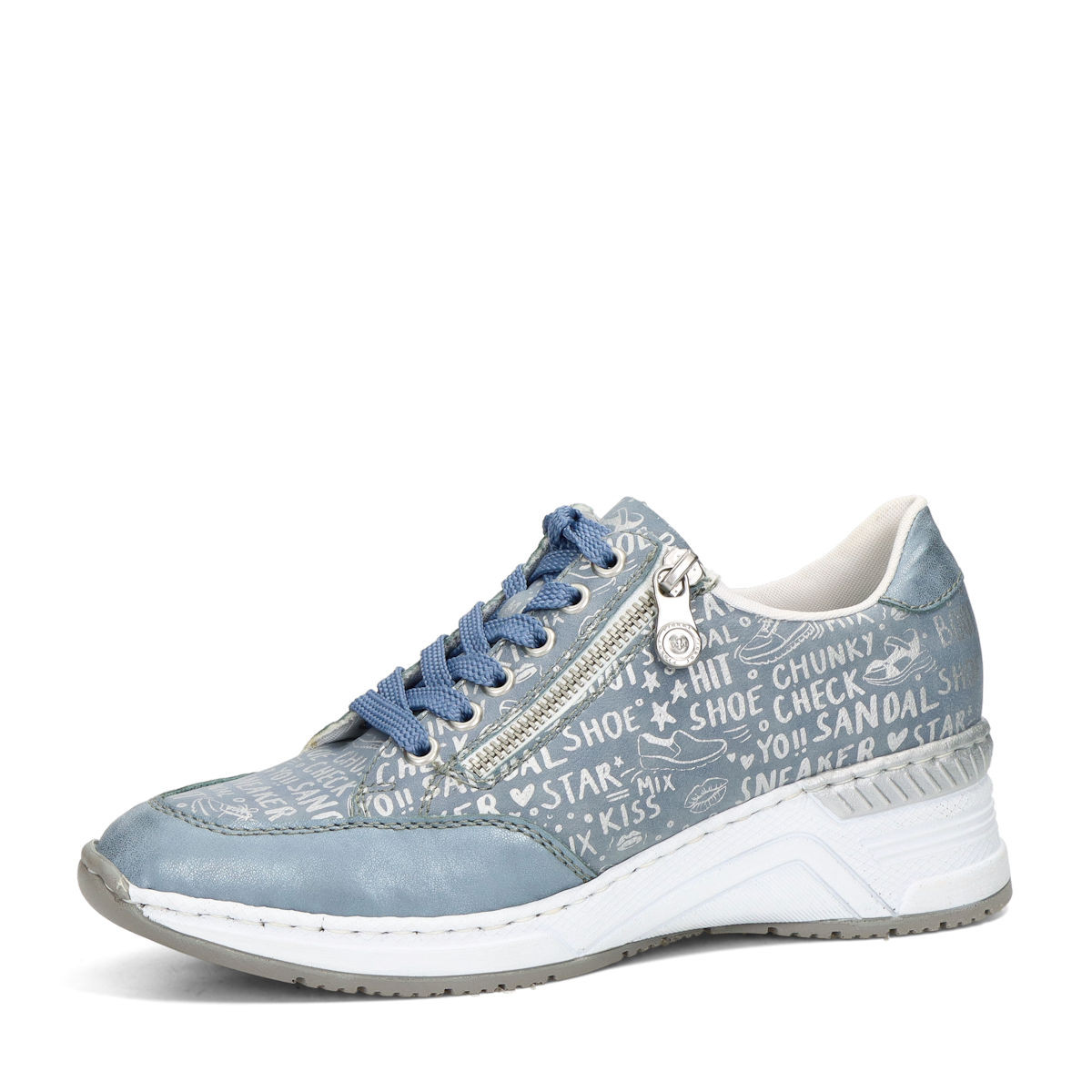 Rieker dámské stylové tenisky - modré - 36