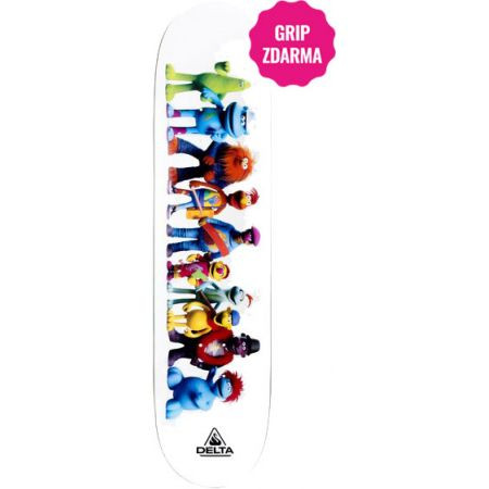 Sk8 Deska Delta Muppets - Bílá - 8.25