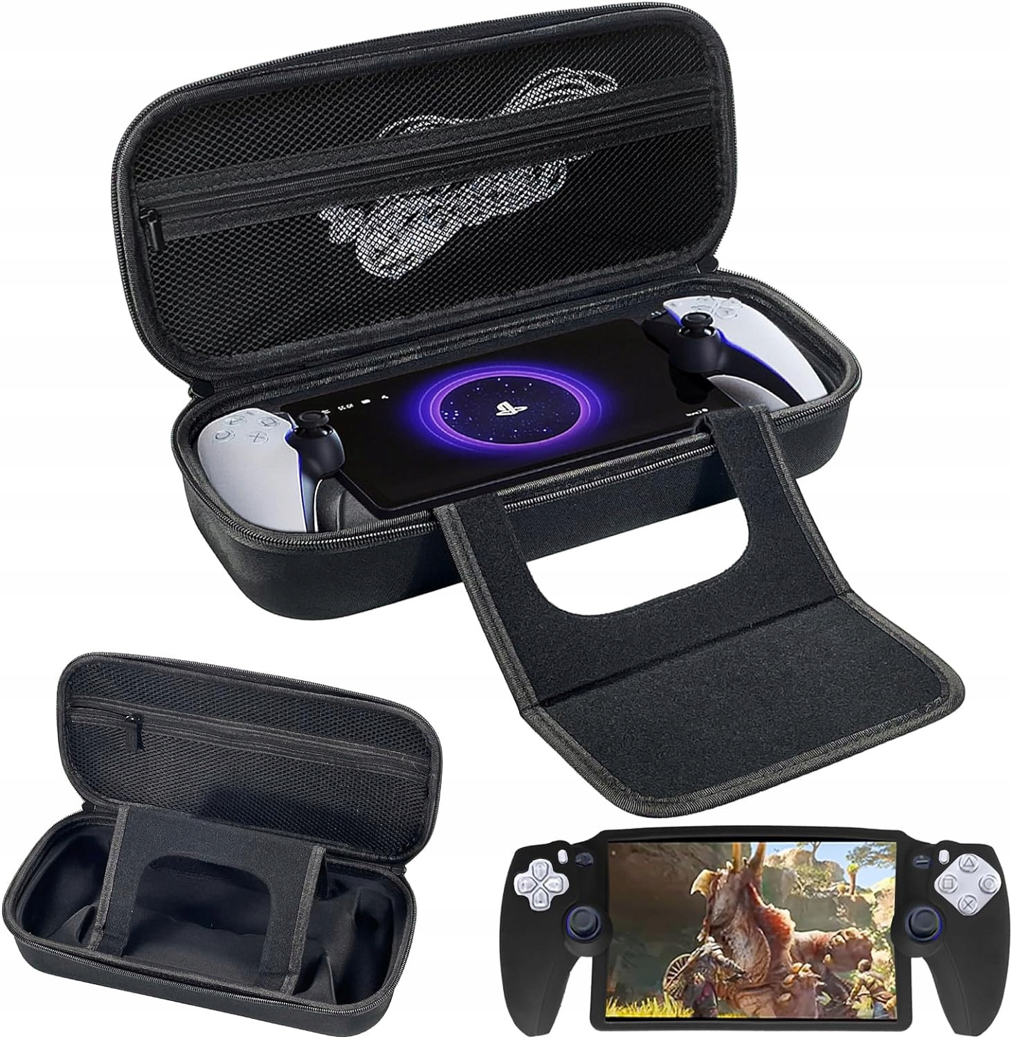 Eva Tvrdá Skořepina Taška Pouzdro Pouzdro+silikon Case Pro Ps Portal Project Q