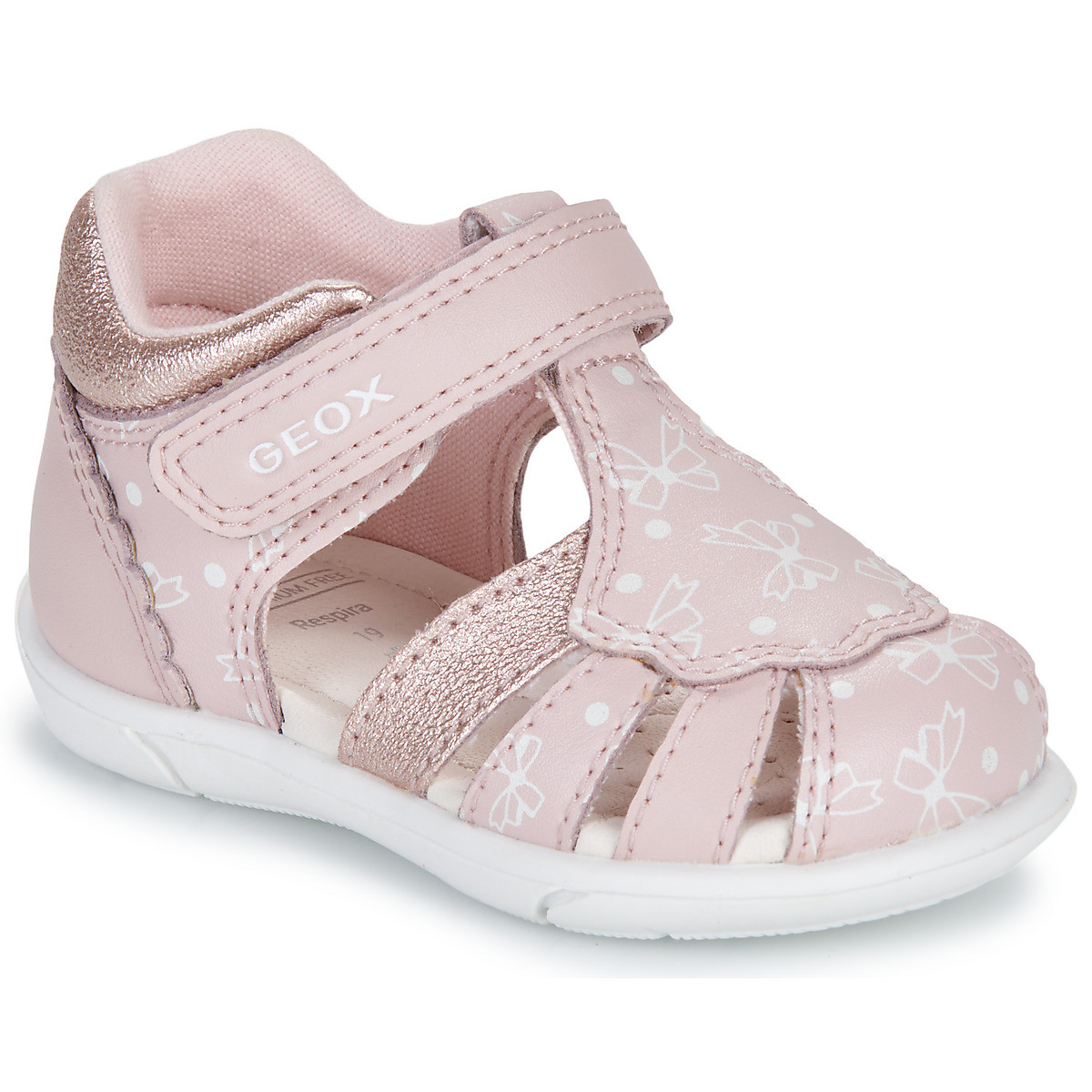 Geox  B SANDAL ZAPITO GIRL  Růžová