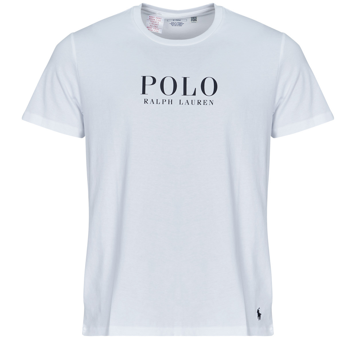 Polo Ralph Lauren  S/S CREW SLEEP TOP  Bílá