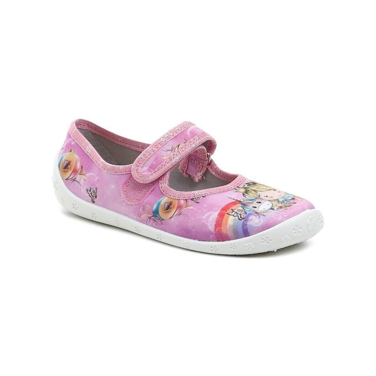 Raweks  Dorotka D2 růžové dívčí baleríny  Růžová