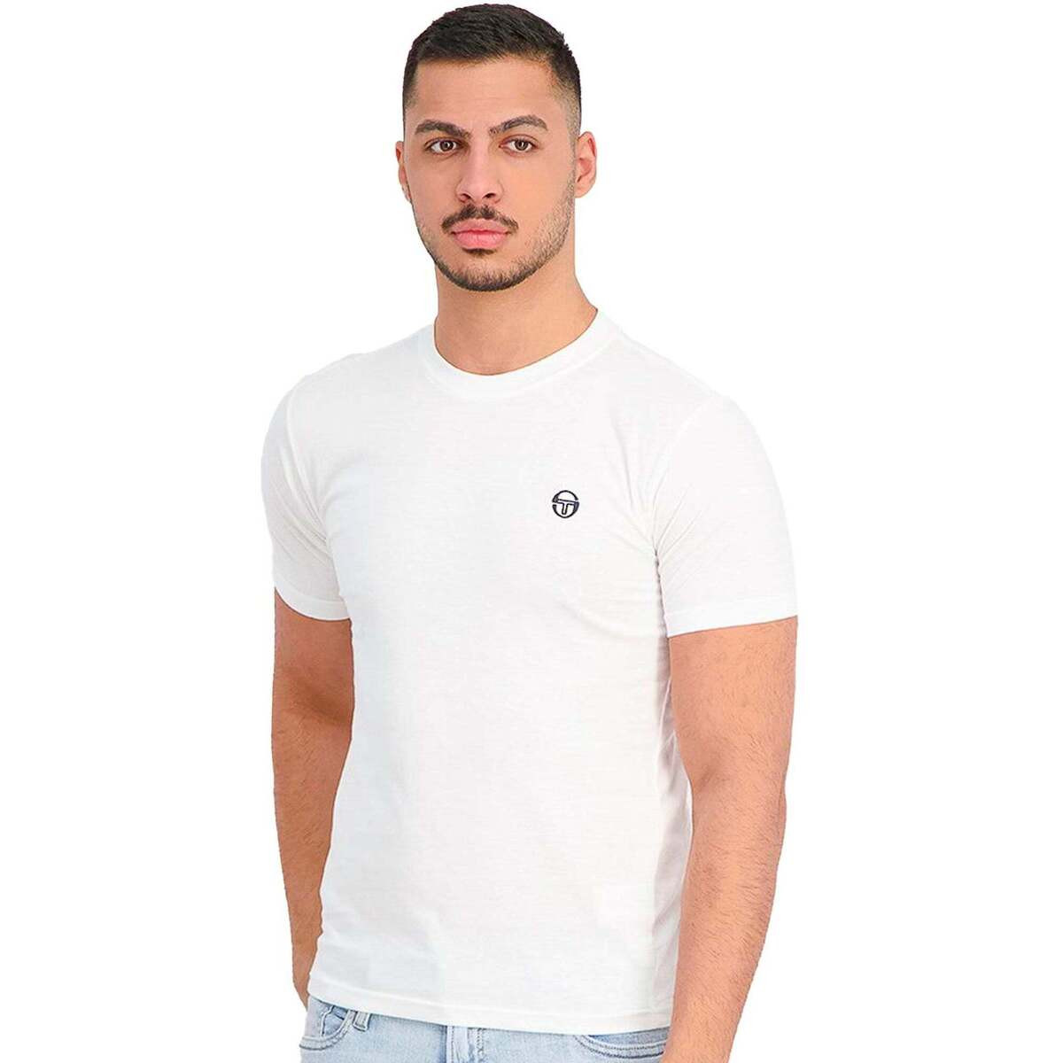 Sergio Tacchini  Iconic T-Shirt White  Bílá