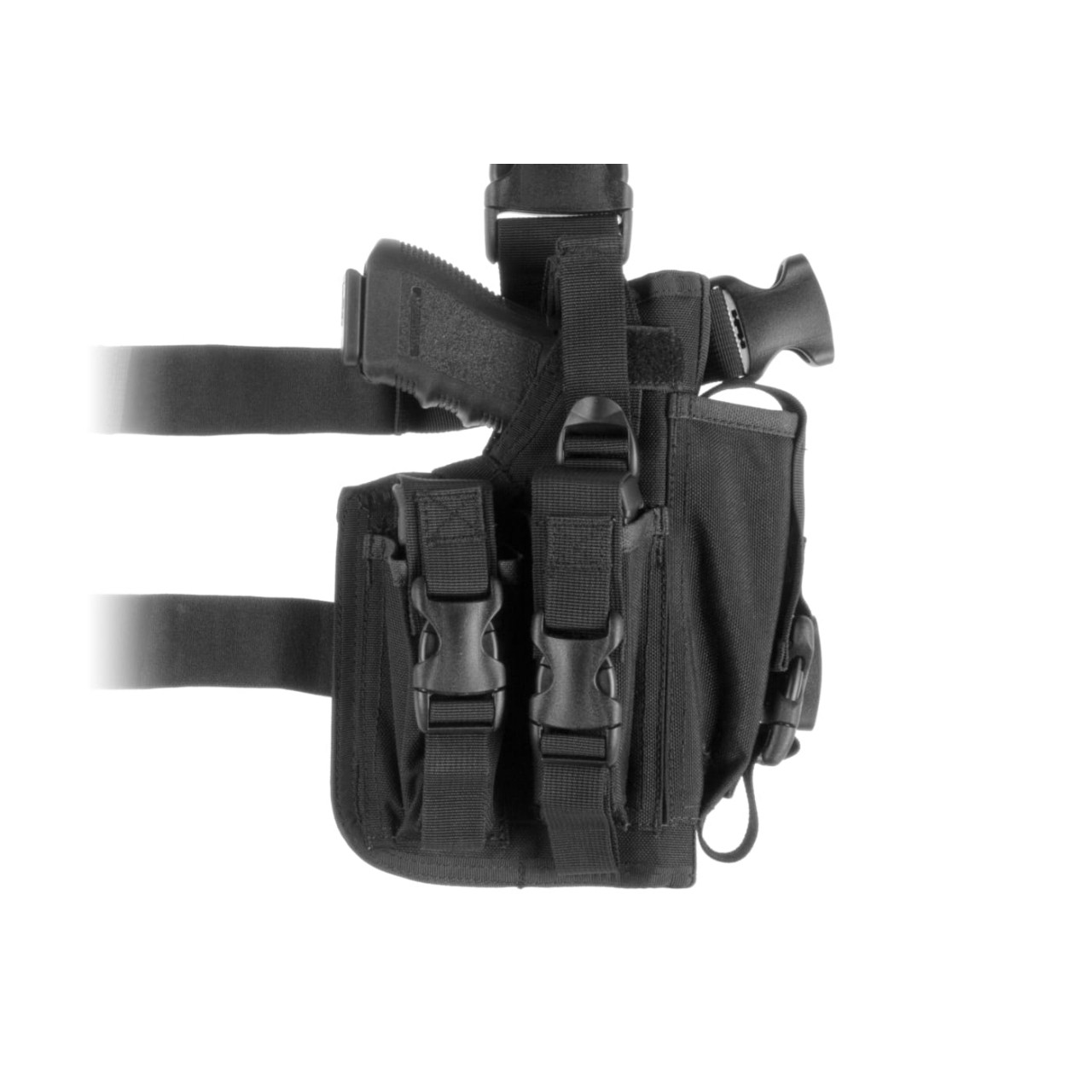 Taktický stehenní nosič Invader Gear SOF Holster - černý