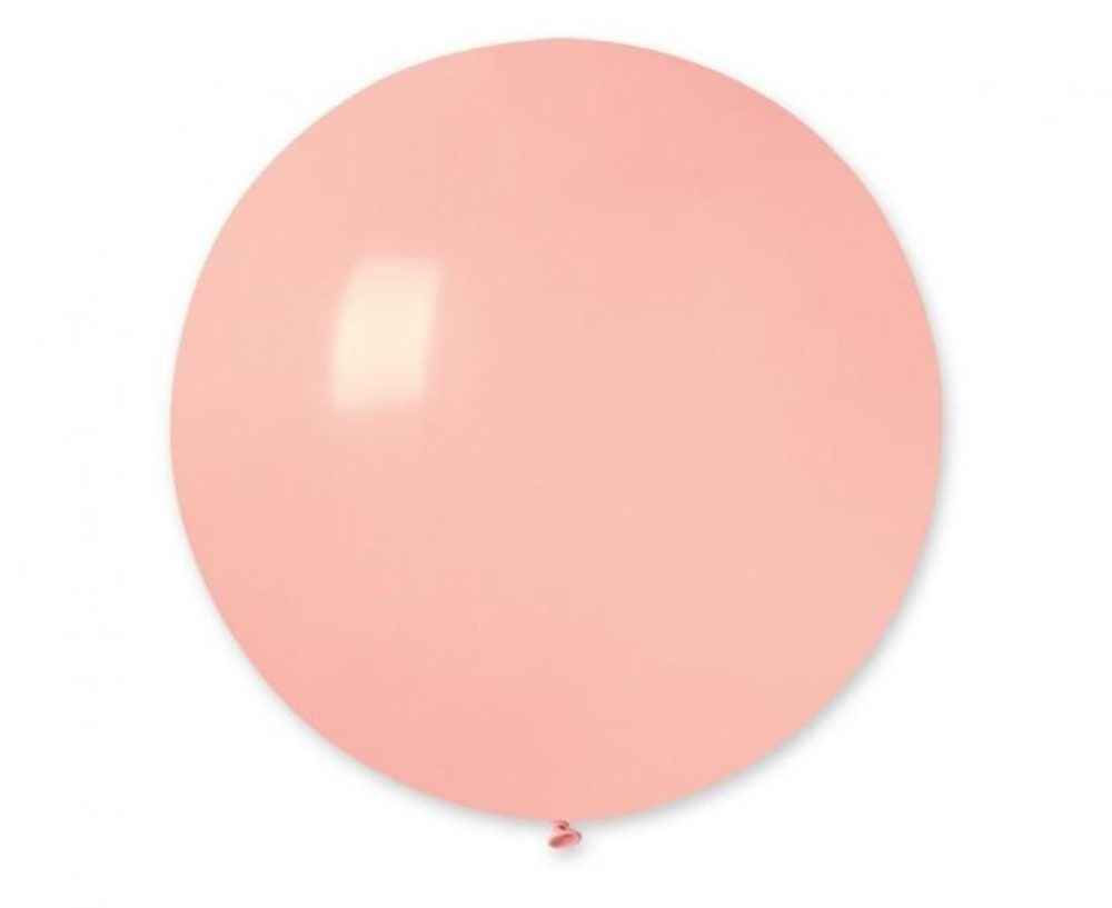 Balón latex 80 cm - Pastelový baby růžový 1 KS - GoDan