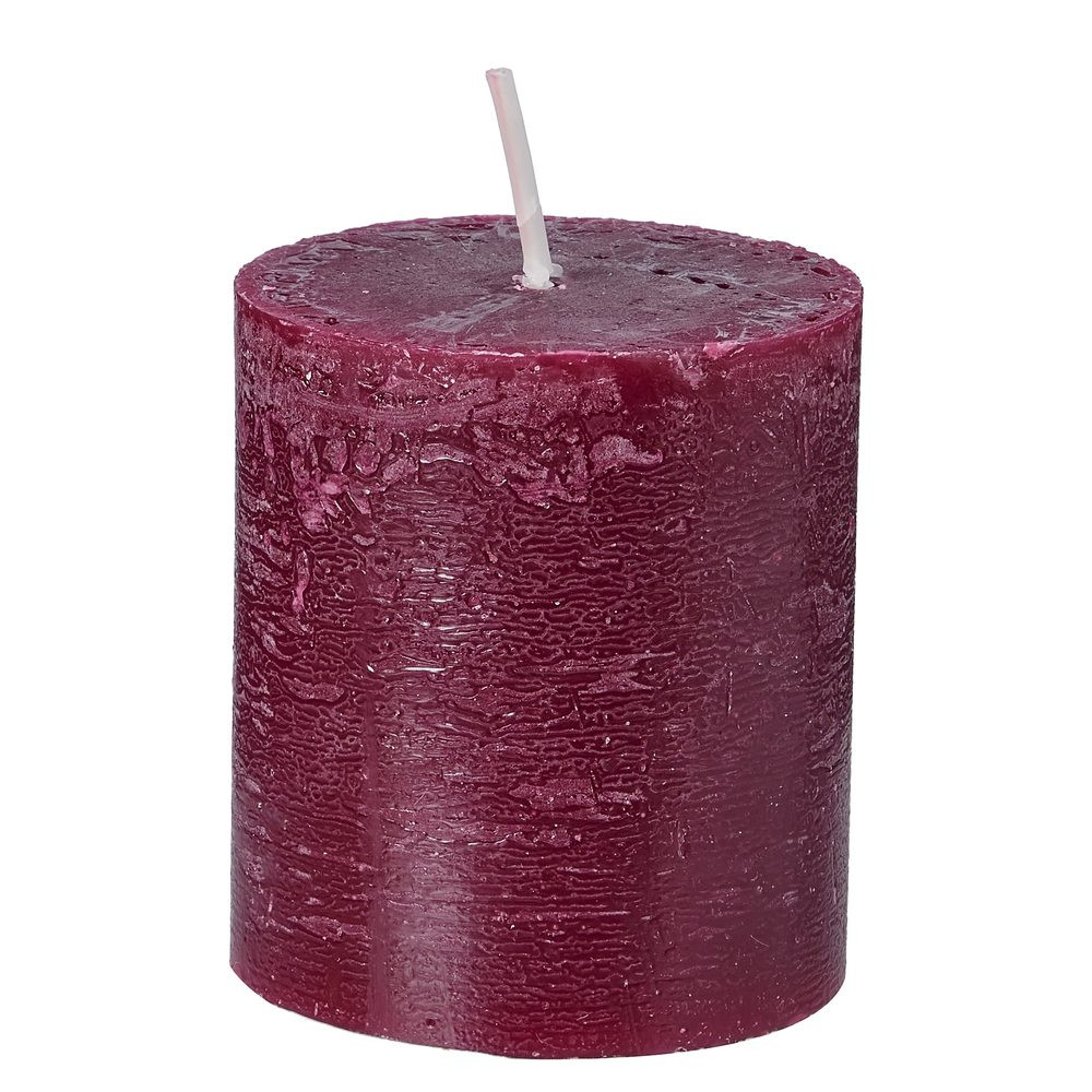 RUSTIC Svíčka 8 cm - vínová